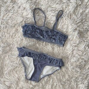 H&M Kids Navy Striped Bikini Set